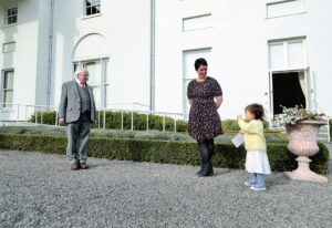 29/09/2020 NO REPRO FEE, MAXWELLS DUBLIN President Higgins welcomed Dr Liz O'Sullivan, from Baby Feeding Law Group Ireland, to Áras an Uachtaráin. Pic shows President Micheal D Higgins, Dr Liz O’Sullivan and her daughter Áine Somerville. President Higgins and Sabina have been strong advocates in support of breastfeeding. Each year they have hosted events at Áras an Uachtaráin, to raise awareness of low rates of breastfeeding in Ireland and to try to increase them by offering more supports to mothers. Dr. Liz O’Sullivan presented the President with a copy of the book “Why the politics of breastfeeding matter.” PIC: NO FEE, MAXWELLS